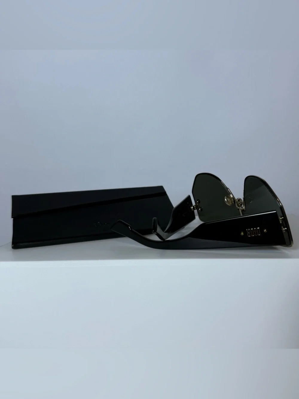 Dior Oversized Shield Sunglasses in Black  Tint